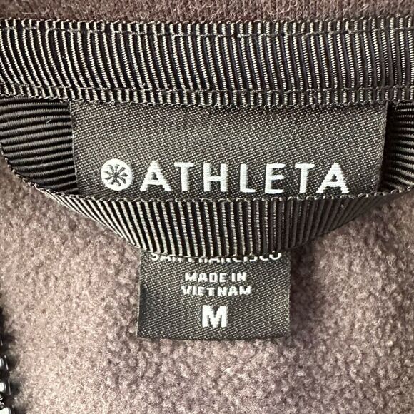 Athleta Triumph Printed Hoodie in Black Gray Camo Color Size Medium - Picture 3 of 7